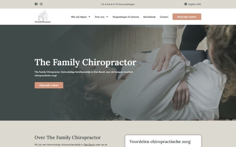 Website chiropractor